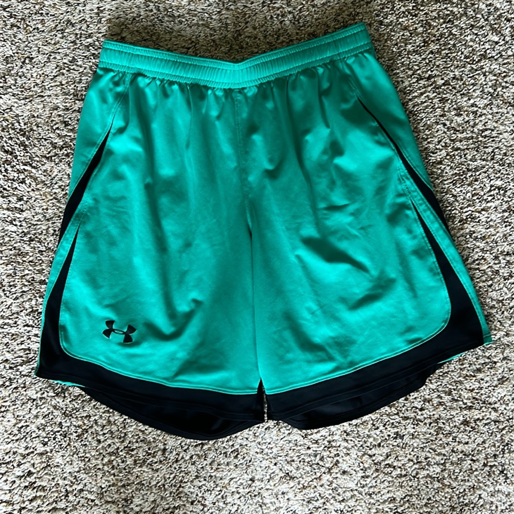 Green Under Armour Shorts. Size Small